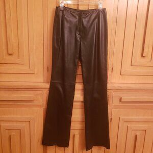 NWT Faux leather black pants